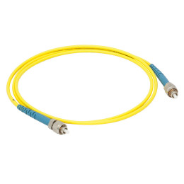 P1-405P-FC-1 - Соединительный оптоволоконный кабель с низким уровнем вносимых потерь, одномодовое оптоволокно, 1 м, диапазон рабочих длин волн: 405 - 532 нм, FC/PC разъем, Thorlabs