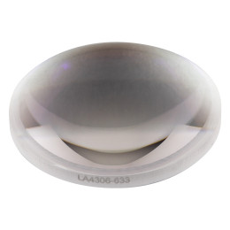 LA4306-633 - Плоско-выпуклая линза, материал: UVFS, просветляющее покрытие: 633 нм, фокусное расстояние: 40 мм, Ø1", Thorlabs