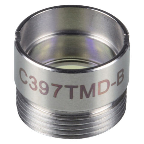 C397TMD-B - Асферическая линза в оправе, f = 11.00 мм, NA = 0.3, просветляющее покрытие: 600-1050 нм, Thorlabs