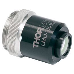LMU-3X-NUV - Фокусирующий объектив MicroSpot, 3X, просветляющее покрытие: 325 - 500 нм, NA=0.08, Thorlabs