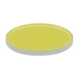 FD1Y - Субтрактивный дихроичный фильтр, Ø1", желтый, Thorlabs