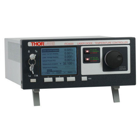 ITC4020 - Настольный контроллер тока и температуры лазерных диодов, 20 A / 225 Вт, Thorlabs