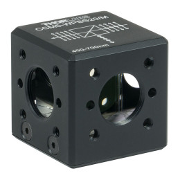 CCM5-WPBS20/M - Светоделительный куб на основе сеточного поляризатора, в оправе, совместим с каркасными системами (16 мм), просветляющее покрытие: 400 - 700 нм, крепления: M4, Thorlabs