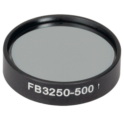 FB3250-500 - Полосовой фильтр, Ø1", центральная длина волны 3.25 мкм, ширина полосы пропускания 0.5 мкм, Thorlabs