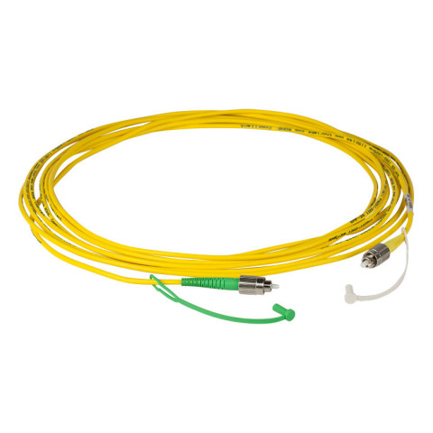 P5-SMF28E-FC-5 - Соединительный оптоволоконный кабель, одномодовое оптоволокно, 5 м, диапазон рабочих длин волн: 1260 - 1625 нм, FC/PC и FC/APC разъем, Thorlabs