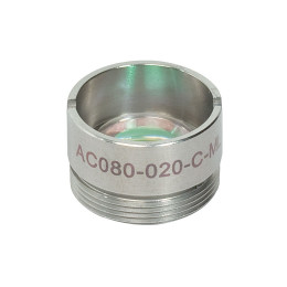 AC080-020-C-ML - Ахроматический дублет, f=20 мм, Ø8 мм, резьба на оправе: M12x0.5, просветляющее покрытие: 1050-1620 нм, Thorlabs
