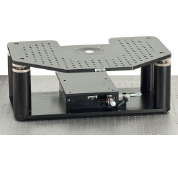 GB-LFS - Платформа Gibraltar для микроскопов Leica DM LFS: система позиционирования с ручным управлением, верхняя плита алюминиевая, плита-основание, Thorlabs