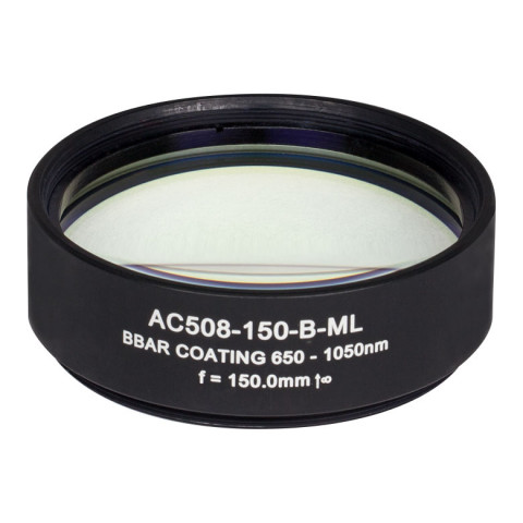 AC508-150-B-ML - Ахроматический дублет, f=150 мм, Ø2", резьба на оправе: SM2, просветляющее покрытие: 650-1050 нм, Thorlabs