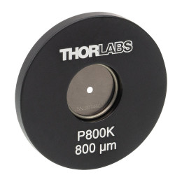 P800K - Точечная диафрагма в оправе Ø1", диаметр отверстия: 800 ± 10 мкм, материал: нержавеющая сталь, Thorlabs