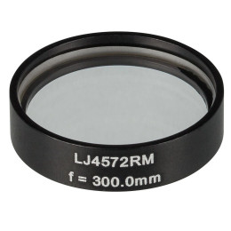 LJ4572RM -Плоско-выпуклая цилиндрическая круглая линза из кварцевого стекла, фокусное расстояние: 300 мм, Ø1", без покрытия, Thorlabs