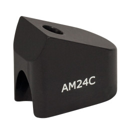 AM24C - Блок для крепления элементов на стержнях под углом 24°, крепление элементов: #8, крепление на стержнях: 8-32, Thorlabs