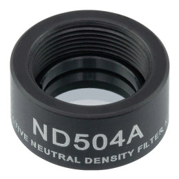 ND504A - Отражающий нейтральный светофильтр, Ø1/2", резьба на оправе: SM05, оптическая плотность: 0.4, Thorlabs
