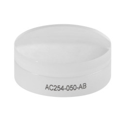 AC254-050-AB - Ахроматический дублет, фокусное расстояние: 50.0 мм, Ø1", просветляющее покрытие: 400 - 1100 нм, Thorlabs