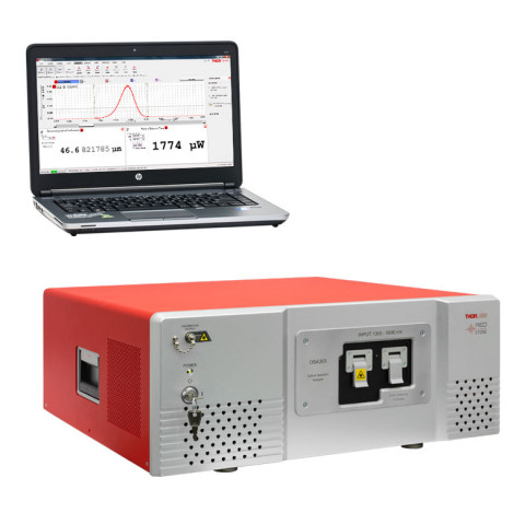 OSA305 - Оптический спектроанализатор Redstone с преобразованием Фурье, разрешение: 2.0 ГГц, рабочий диапазон: 1.0 - 5.6 мкм, Thorlabs