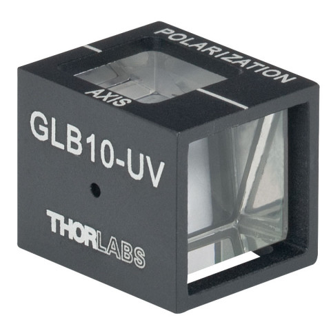 GLB10-UV - Поляризационная призма Глана, материал: alpha-BBO, апертура: 10.0 мм, просветляющее покрытие: 220-370 нм, Thorlabs