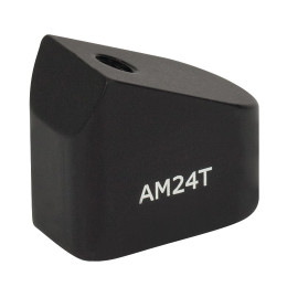 AM24T - Блок для крепления элементов на стержнях под углом 24°, крепление элементов: 8-32, крепление на стержнях: 8-32, Thorlabs