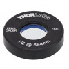 WPH05M-694 - Полуволновая пластинка нулевого порядка, Ø1/2", оправа: Ø1", рабочая длина волны: 694 нм, Thorlabs