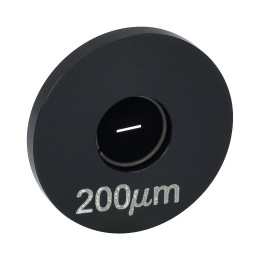 S200RD - Оптическая щель в оправе Ø1", ширина: 200 ± 4 мкм, длина: 3 мм, Thorlabs