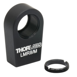 LMR8/M - Держатель для линз диаметром 8 мм со стопорным кольцом, крепление: M4, Thorlabs
