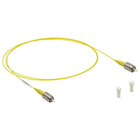 P1-630Y-FC-1 - Соединительный оптоволоконный кабель, одномодовое оптоволокно, 1 м, диапазон рабочих длин волн: 633 - 780 нм, FC/PC разъем, оболочка: Ø900 мкм, Thorlabs