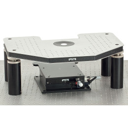 GH-EFN - Платформа Gibraltar для микроскопов Nikon E600FN: система позиционирования с ручным управлением, верхняя плита стальная, без плиты-основания, Thorlabs
