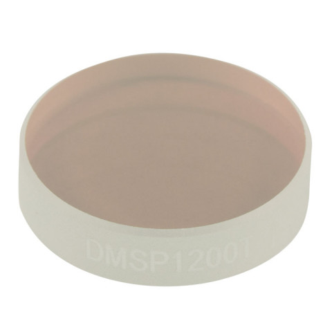 DMSP1200T - Коротковолновое дихроичное зеркало, диаметр: 1/2", длина волны среза: 1200 нм, Thorlabs