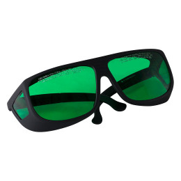 LG8 - Лазерные защитные очки, линзы изумрудного цвета, пропускание видимого излучения 35%, можно носить поверх мед. очков, Thorlabs
