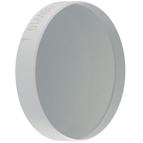 BSW10 - Светоделительная пластина из кварцевого стекла, Ø1", 50:50 (отражение:пропускание), просветляющее покрытие: 400 - 700 нм, толщина: 5 мм, Thorlabs