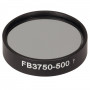 FB3750-500 - Полосовой фильтр, Ø1", центральная длина волны 3.75 мкм, ширина полосы пропускания 0.5 мкм, Thorlabs