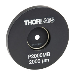P2000MB - Точечная диафрагма в оправе Ø1", диаметр отверстия: 2000 ± 10 мкм, материал: молибден, Thorlabs