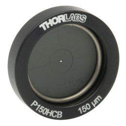 P150HCB - Точечная диафрагма в оправе Ø1/2", диаметр отверстия: 150 ± 6 мкм, материал: позолоченная медь, Thorlabs