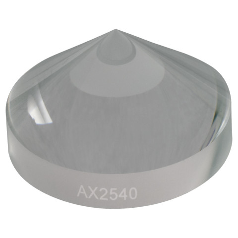 AX2540 - Аксикон, угол при основании: 40.0°, UVFS без покрытия, диаметр: Ø25.4 мм (Ø1"), Thorlabs