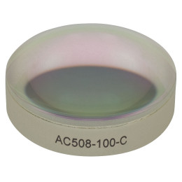 AC508-100-C - Ахроматический дублет, фокусное расстояние: 100.0 мм, Ø2", просветляющее покрытие: 1050 - 1700 нм, Thorlabs