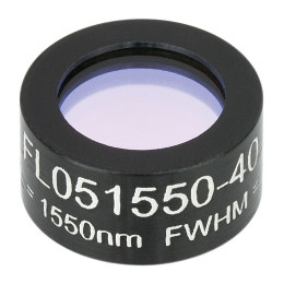 FL051550-40 - Фильтр для работы с диодным лазером, Ø1/2", центральная длина волны 1550 ± 8 нм, ширина полосы пропускания 40 ± 8 нм, Thorlabs