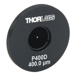 P400D - Прецизионная точечная диафрагма в оправе Ø1", диаметр отверстия: 400 ± 10 мкм, Thorlabs