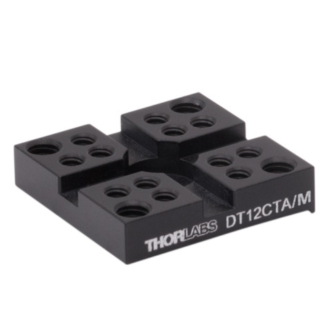 DT12CTA/M - Панель для крепления элементов на трансляторы серии DT12, резьбовые отверстия: M3 и M4, Thorlabs