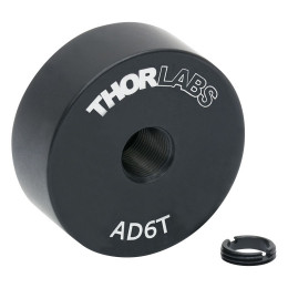 AD6T - Адаптер для крепления оптических элементов Ø6 мм в держатели Ø1", внутренняя резьба, толщина: 0.38", Thorlabs