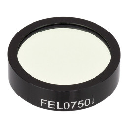 FEL0750 - Длинноволновый фильтр, Ø1", длина волны среза: 750 нм, Thorlabs