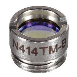 N414TM-B - Асферическая линза Rochester в оправе, f = 3.30 мм, NA = 0.47, просветляющее покрытие: 650-1050 нм, Thorlabs
