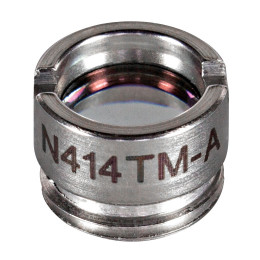N414TM-A - Асферическая линза Rochester в оправе, f = 3.30 мм, NA = 0.47, просветляющее покрытие: 350-700 нм, Thorlabs