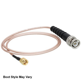 CA2824 - SMA коаксиальный кабель, штекерный разъем SMA и штекерный разъем BNC, длина: 24" (609 мм), Thorlabs
