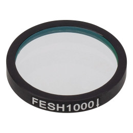 FESH1000 - Коротковолновый светофильтр, Ø25.0 мм, длина волны среза: 1000 нм, Thorlabs