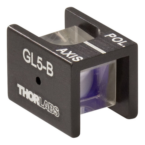 GL5-B - Поляризационная призма Глана для лазерного излучения высокой мощности, апертура: Ø5 мм, в оправе, просветляющее покрытие: 650-1050 нм, Thorlabs