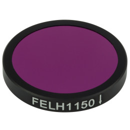FELH1150 - Длинноволновый светофильтр, Ø25.0 мм, длина волны среза: 1150 нм, Thorlabs