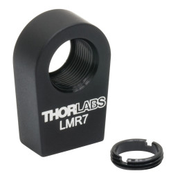 LMR7 - Держатель для линз диаметром 7 мм со стопорным кольцом, крепление: 8-32, Thorlabs