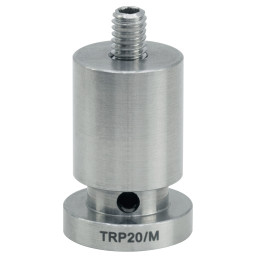 TRP20/M - Стержень с основанием для крепления прижимом, диаметр: 12 мм, винт: M4, нижнее отверстие с резьбой: M6, длина: 20.0 мм, Thorlabs