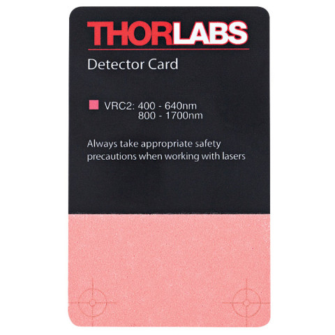 VRC2 - Визуализатор лазерного излучения в видимом/ИК диапазоне: 400 - 640 нм, 800 - 1700 нм, Thorlabs