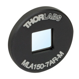MLA150-7AR-M - Массив микролинз в оправе Ø1", просветляющее покрытие: 400 - 900 нм, шаг 150 мкм, фокусное расстояние 6.7 мм, Thorlabs