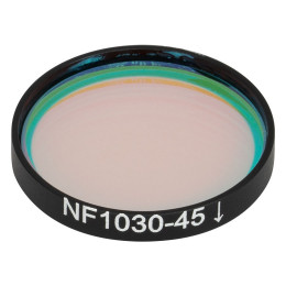 NF1030-45 - Заграждающий светофильтр, Ø25 мм, центральная длина волны 1030 нм, ширина полосы заграждения 45 нм, Thorlabs