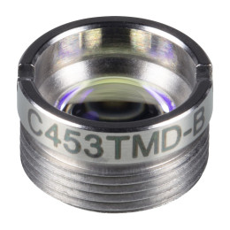 C453TMD-B - Асферическая линза в оправе, f = 4.6 мм, NA = 0.5, просветляющее покрытие: 600-1050 нм, Thorlabs